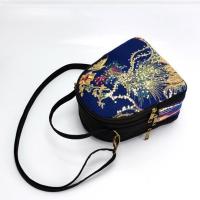 Bolso cruzado bordado para mujer, bandolera cuadrada a la moda, Vintage, con cerradura - details 6