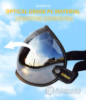 Universal adecuado casco de motocicleta protector de burbuja visera lente casco gafas lente multicolor retro cara completa media máscara gafas - details 4