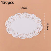 150 Uds. Tapetes de encaje de papel redondos, vajilla decorativa para fiesta, manteles individuales, tapetes de papel blanco, decoración de mesa - details 13