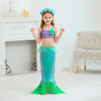Disfraz de la Sirenita Ariel para niñas, vestido de verano para cosplay, ropa de fiesta de cumpleaños y Carnaval, traje de playa - details 3