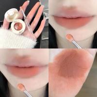 Mousse de Labios de Terraza de Mariposa Rosaje de Labios Impermeable con Pincel Terraza Gris Rosa - details 4