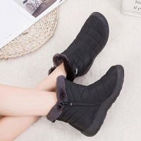 Botas de nieve impermeables para Mujer, botines ligeros informales, cálidos, color negro, Invierno - details 5