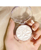 Paleta de resaltador facial brillante, resistente al agua, monocromática, blanco nacarado, plateado, maquillaje destacado, reparación facial de alto brillo - details 7