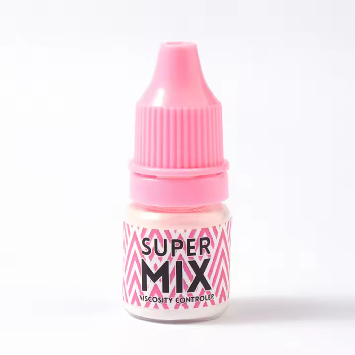 Solución de permanente de pestañas Korean SUPER MIX, agente de mezcla, mezcla de cirugía de rizado de pestañas con queratina, mejora de la viscosidad de Barbie eyel - 1