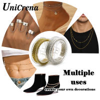Cadena de Bolas Dorada UniCrena Material de Cobre Plateado Ideal para Collar Pulsera Llavero Tobillera Artesanal Hipoalergénico - details 2