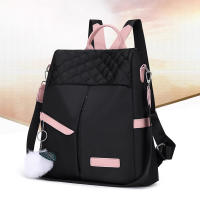 Mochila informal de tela Oxford, bolso escolar de viaje antirrobo, bolso de hombro bidireccional multifuncional - details 8