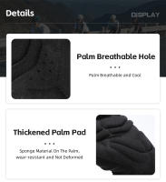 WEST BIKING-guantes de ciclismo para hombre y mujer, de medio dedo, con absorción de impacto, equipo deportivo para bicicleta de carretera - details 10