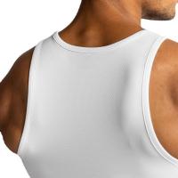Summer Running Basketball Tight-fitting Gyms Sports Men's Quick-drying Mesh Printed O-neck Vest 2 Colors - details 7