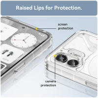 KEYSION-funda transparente a prueba de golpes para teléfono móvil, carcasa trasera de silicona TPU suave, para nada, 2 y 1 - details 5