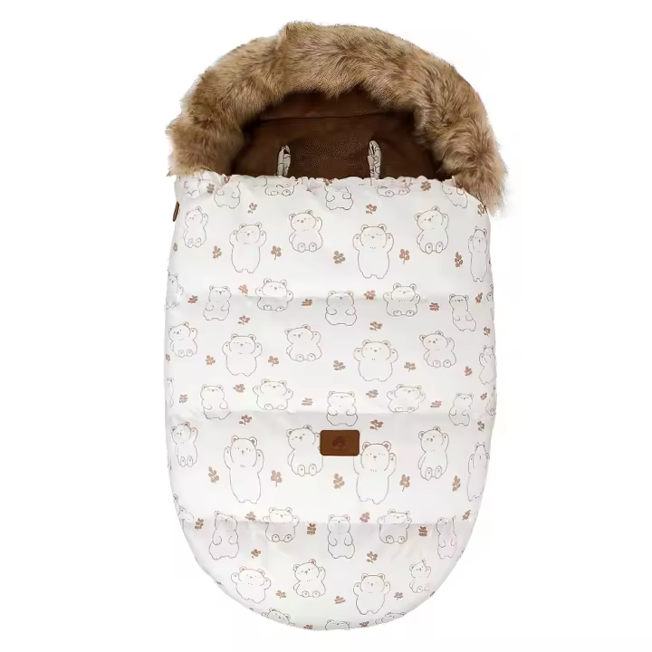 HOUSBAY - Sacos para Cochecito de Bebé, Saco de Dormir Universal para Cochecito, Saco de Dormir con Capucha para Invierno, Resistente al Viento y al Agua, Apto para Menores de 10 Años ℃ - 1