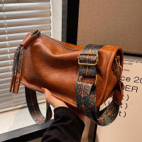 Bolso de Hombro Vintage para Mujeres Estilo de Lujo Bolso Cruzado de Cuero PU Estilo Mensajero Para Damas Bolso de Mano - details 14