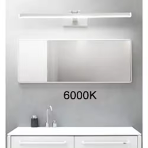 Lámpara LED de pared para espejo de baño, luz moderna de acrílico resistente al agua, AC85-265V, 40cm, 50cm, 70cm, 90cm y 110cm - 1