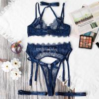 Conjunto de Lencería Sexy para Mujer Encaje Transparente con Escote en U - details 16