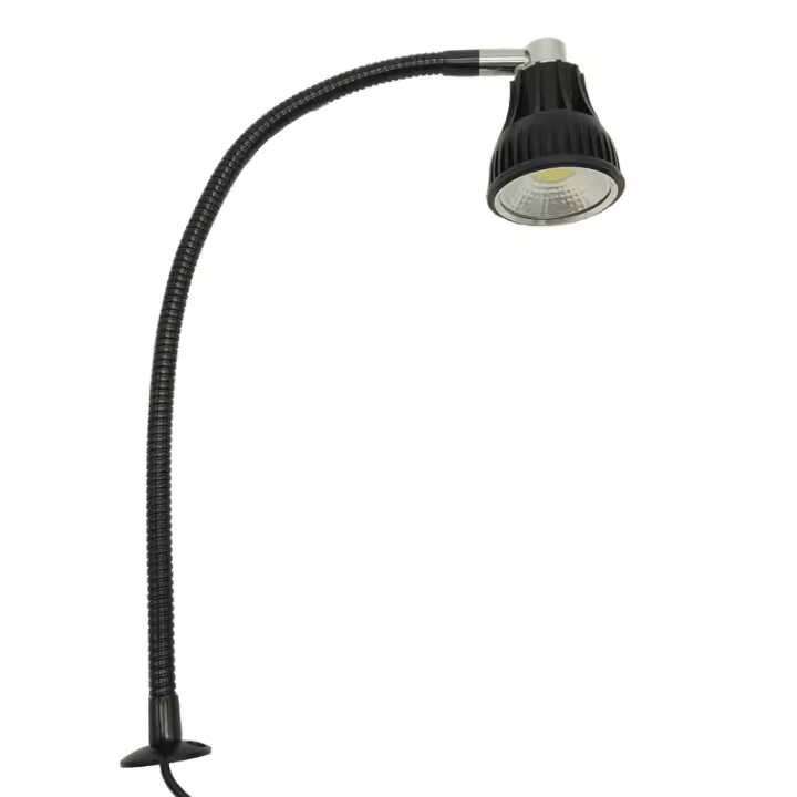 Luz de trabajo LED de cuello de cisne para máquina CNC de 10W CC 12V 24V - 1