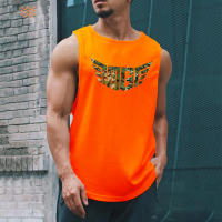 New Casual Fashion Elastic Mesh T-shirt Gym Tank Tops Men Bodybuilding Fitness Sleeveless Singlet Summer Workout Muscle Vests - details 8