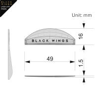 1 par de pestañas de silicona Blackwings, almohadilla permanente para pestañas, varillas protectoras para levantamiento de pestañas 3D, accesorios para rizador de pestañas, herramientas aplicadoras - details 12
