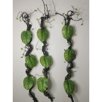 Planta Artificial de 1,75 M, hojas postizas de ratán artesanales, se doblan y cuelgan libremente en la pared para decorar el ratán simulado - details 8