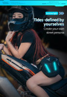 MOTOCENTRIC Bolsa de Pierna de Motocicleta LED Impermeable, Suéter de Oxford 1200D, Cubierta Suave, 2.5L/3.5L, Con Cremallera - details 3