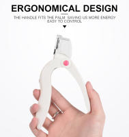 Tijeras de Uñas Ajustables de Acrílico KADS con Corte de Punta de Uña Artificial Cortador de Manicura de Acero Inoxidable Blanco - details 3