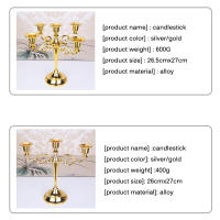 Candelabros de mesa de Metal, soporte de vela para boda, mesa de comedor, fiesta de Navidad, decoración del hogar - details 7