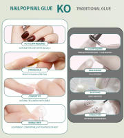 Nailpop Super Strong X Pegamento para uñas 6ml Hipoalergénico Secado rápido Fórmula sin daños con removedor instantáneo 30ml para uñas a presión - details 6