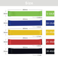 Bandas de resistencia TPE para deporte y Fitness, bandas elásticas con lazo de goma, cinturón expansor de entrenamiento de fuerza, equipo de gimnasio y Yoga en casa - details 3