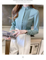 Camisa de mujer Top con botones de gasa Camisa blanca femenina - details 17