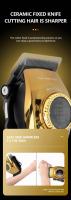 Kemei-cortadora de pelo profesional para peluquero, cortadora eléctrica inalámbrica, recargable, 9000RPM, Máquina para cortar cabello, Kit de aseo - details 1