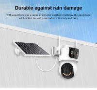 Cámara de seguridad solar KERUI de 4MP con doble lente AOV, 4G, WiFi, para exteriores, con visión nocturna. - details 14
