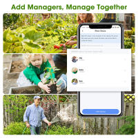 Temporizador de agua inteligente con Bluetooth, controlador automático de riego por goteo, sistema de riego de jardín, temporizador de aspersor para césped - details 8