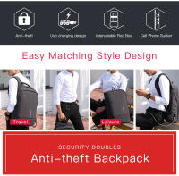 Mochila para Hombres Kingsons con Carga USB y Funcionalidad de Moda Resistente a la Fraudulencia para Laptops de 13 a 15 Pulgadas - details 5