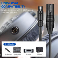 Cable Adaptador DREMAKE XLR Mini XLR a XLR para Cámara Certificado CE - details 3