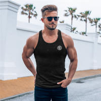 Summer Casual Fashion Knitted Tank Tops Men Breathable Quick Dry Sleeveless T-Shirt Stripes Slim Fit Vest Gym Fitness Clothing - details 3