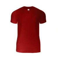 Summer Men's V-Neck Cotton Slim Fitting Short Sleeve Fitness Soft and Breathable T-shirt Solid Colors Available - details 14