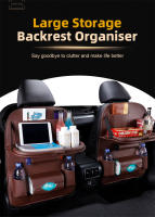 Bolsa Organizadora para Asiento Trasero de Coche con Mesa Plegable Porta Tablet Caja de Tejidos Auto Organizador de Desorden - details 3
