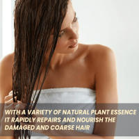 Mascarilla para el cabello con queratina, eliminación quebradiza, reparación nutritiva, alisado de Frizz áspero, suave y brillante para alisado permanente, producto de cuidado - details 8