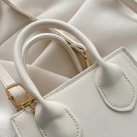 Mini bolso de mano de cuero PU para mujer, bandolera de hombro de Color sólido, bolso de compras con asa para teléfono, nueva moda - details 28