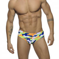 Jessborn bañador de camuflaje para hombre, pantalones cortos de cintura baja, sexy, a la moda, para Fitness, para surfear, para primavera - details 5