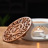 Soporte de cerámica para calentador de tetera, base de aislamiento para calentar té, café, agua, vela - details 3