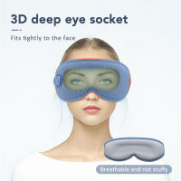 Mascarilla 3D para dormir, masajeador ocular, compresa caliente, vibración, calefacción, masaje ocular, instrumento para el cuidado de los ojos, relajación, alivio, fatiga, mejora el sueño - details 5