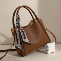 Bolsos de hombro con cintas simples para mujer, bandoleras versátiles de cuero PU de alta capacidad, novedad - details 13