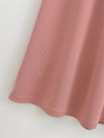 V-neck halter neck bust pad suspender dress feminine outer wear slim stretch bottoming long skirt - details 6