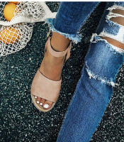 Summer Sandals Women Wedges Shoes Ladies Platform Sandals Fashion Ladies Casual Girls Slip on Ankle Strap Flats Plus Size - details 10
