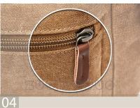 Mochila vintage de lona para ordenador portátil para hombre y mujer, morral escolar antirrobo a la moda, morral escolar para viaje - details 15