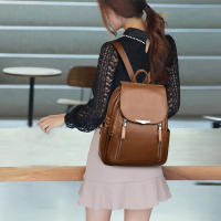Mochila de viaje para mujer avión gran capacidad hecha de cuero PU bolso de mano para escuela mochila para mujer bolso de hombro femenino - details 5