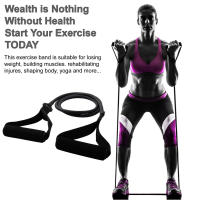 Banda de Resistencia de 5 Niveles con Manijas Yoga Pull de Fitness para Entrenamiento de Fuerza en Casa Deportes y Salud - details 3
