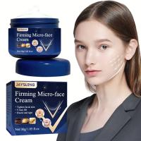 Crema adelgazante para estiramiento facial, crema reafirmante, hidratante e hidratante, productos de crema iluminadora antienvejecimiento, 30g - details 4