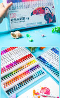 Rotuladores artísticos de colores para bocetos, Juego de dibujo de doble cabeza, pincel de pintura de acuarela, suministros de papelería, 12-100 piezas - details 1