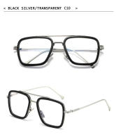 Gafas de Sol Cuadradas Vintage de Metal para Hombres Deportes y Moda - details 21