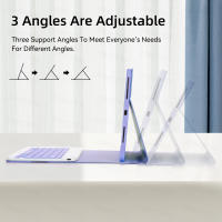 Funda con teclado para iPad DANYCASE compatible con 10.2 iPad 7/8/9th 10.9 10th Air 1/2 9.7 Air3 10.5 Air 4/5 10.9 10.5 Pro 11 9.7 5 6th con ratón artículos peligrosos normales con batería - details 4